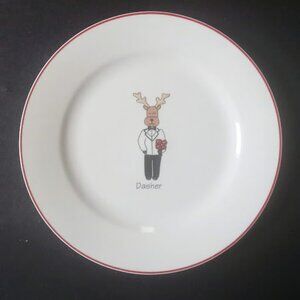 Vintage LTD Commodities Santa's REINDEER Dasher 8.25'' Plate